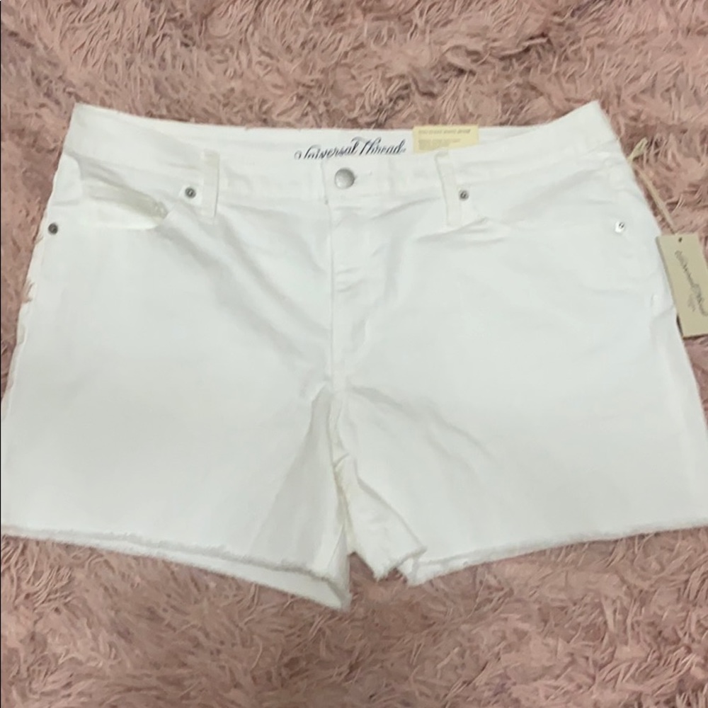 white shorts